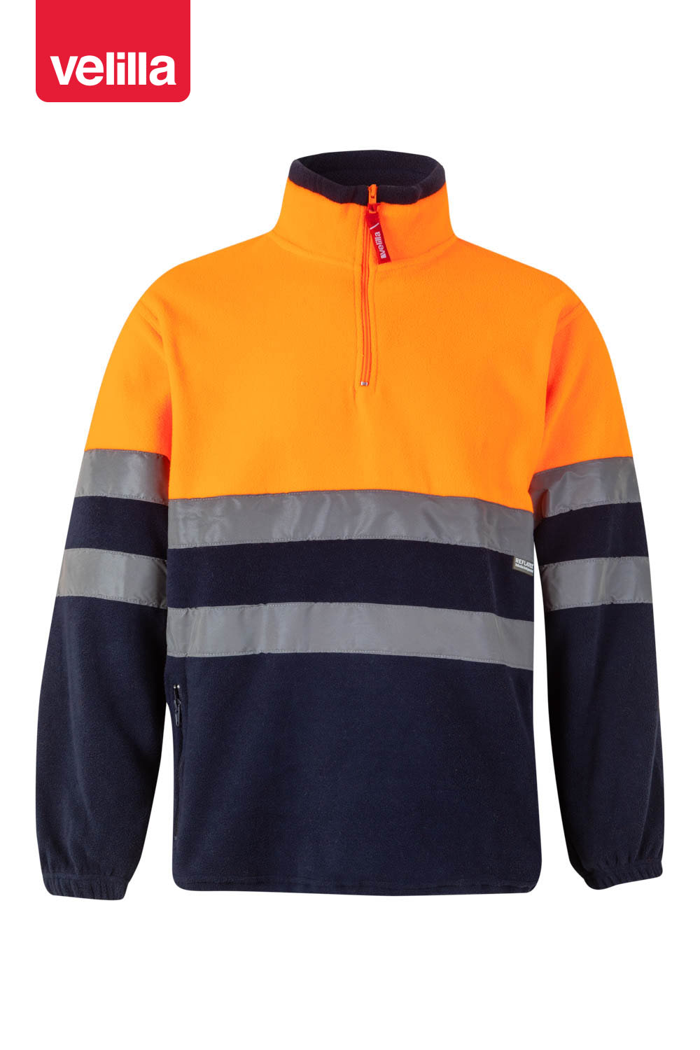 Camisola polar bicolor