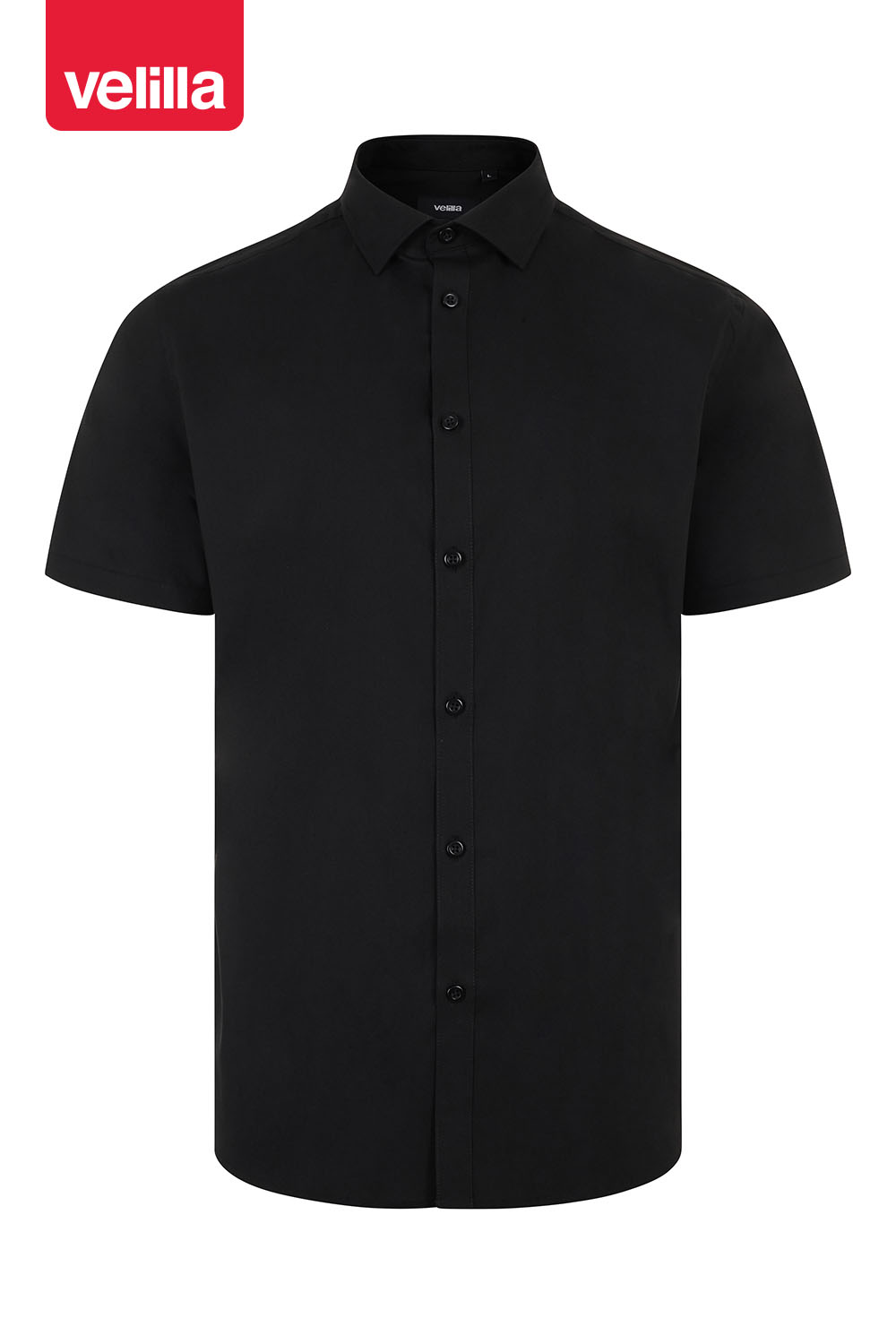 Camisa manga curta elástica Homem