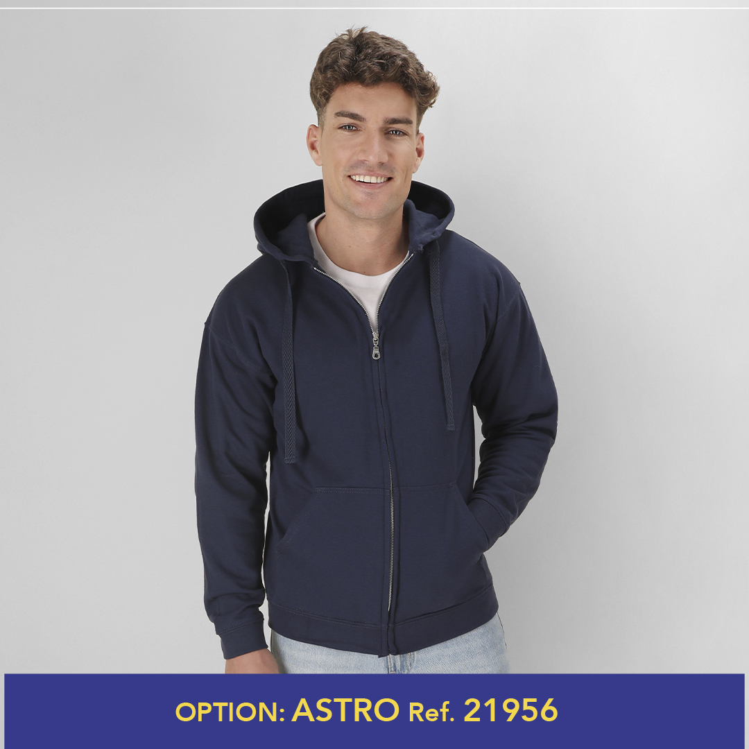 Sweatshirt com Capuz + Fecho Adulto "keya" SWZ280