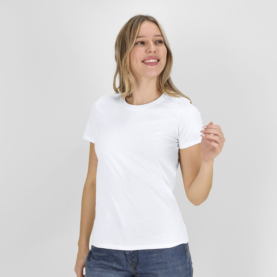T-Shirt Mulher Branca "keya" WCS180