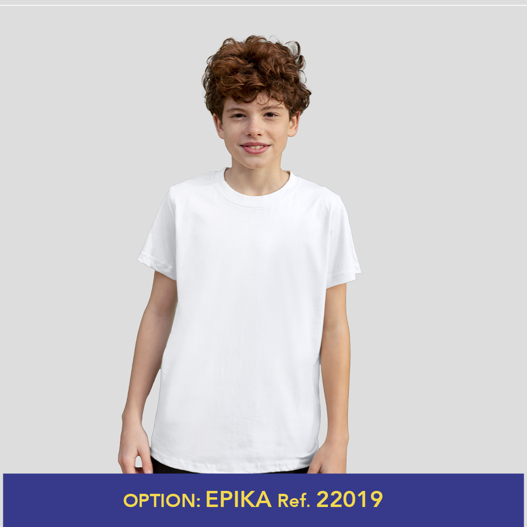T-Shirt Criança Branca "keya" YC150