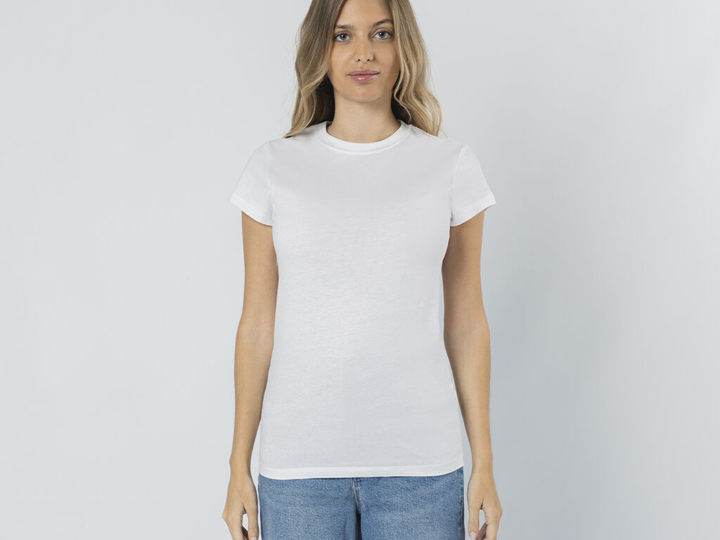 T-Shirt Mulher Branca Seiyo